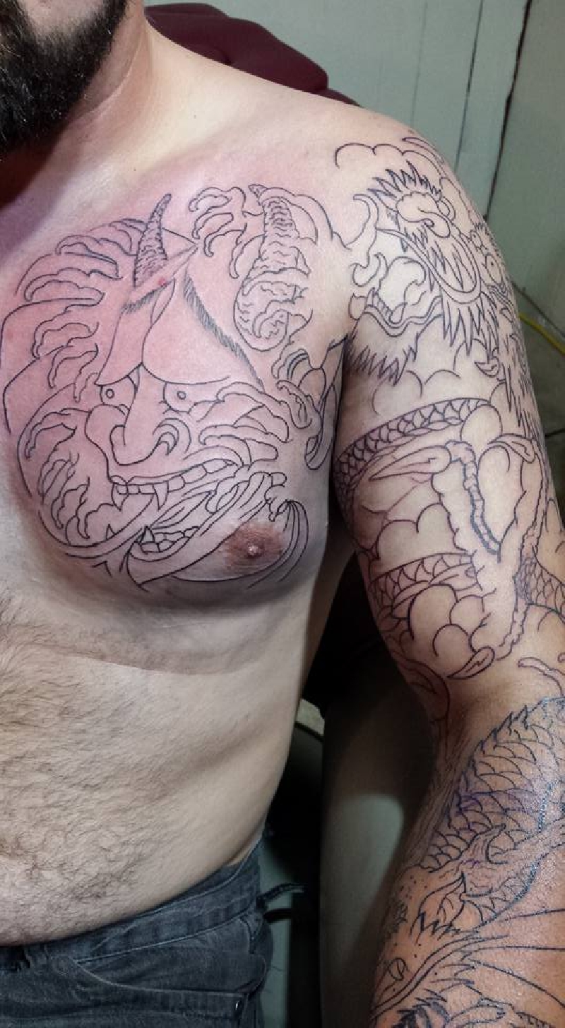 start to a japanese sleeve