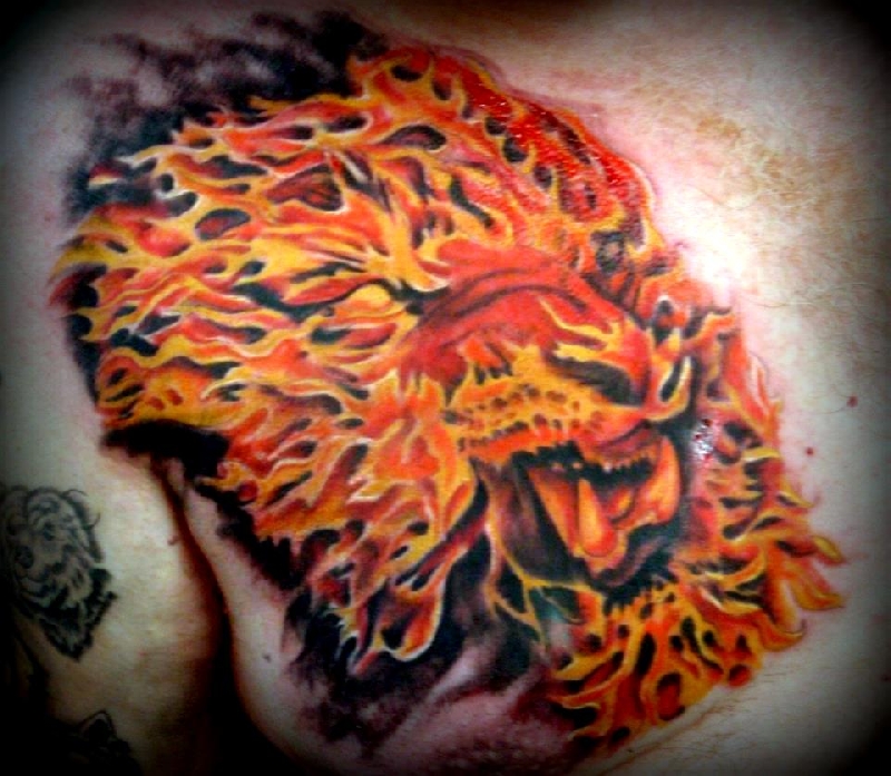 flaming tiger