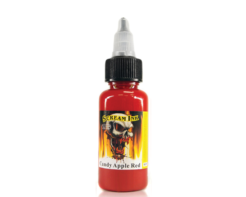 Scream Ink Candy Apple Red Scream Ink (New Formula) Tattoo Inks Worldwide Tattoo Canada