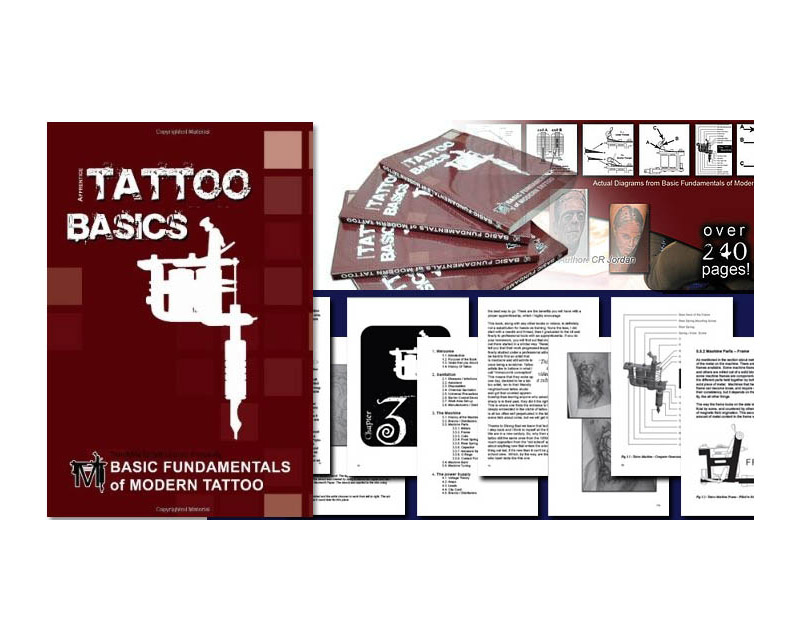 Basic Fundamentals of Modern Tattoo Tattoo & Drawing Books