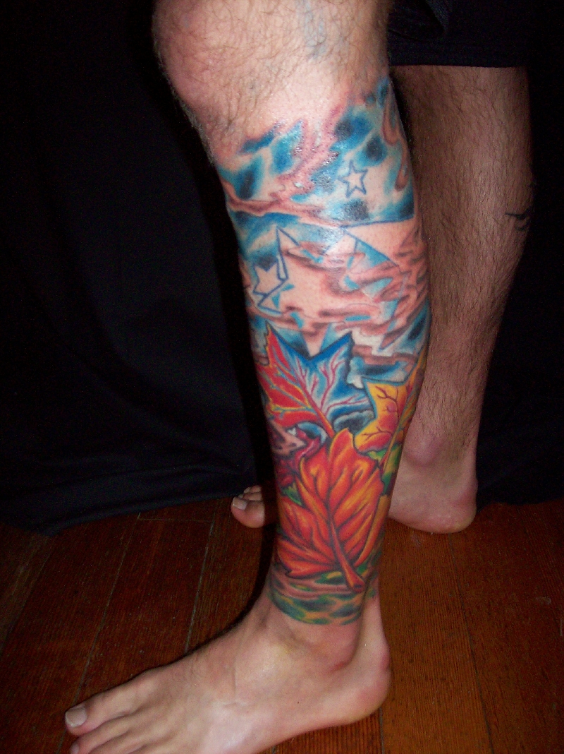 Half leg stars and maple leafs