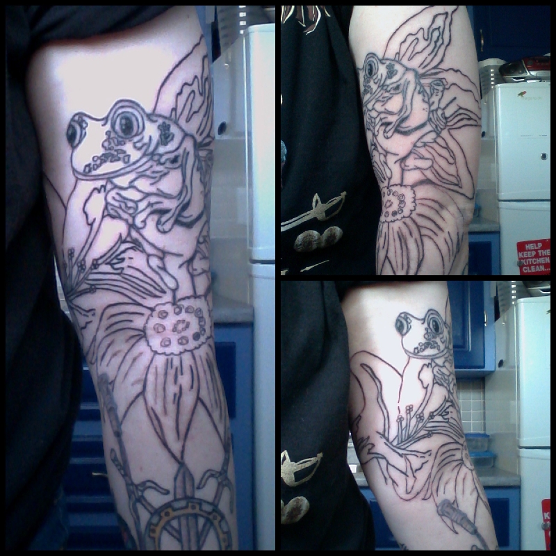 Sleeve in progress...