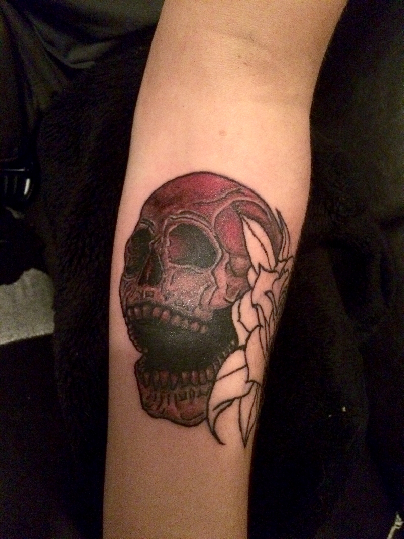 Just INK About It Skull and Rose