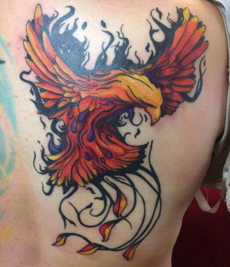 Custom Pheonix back piece