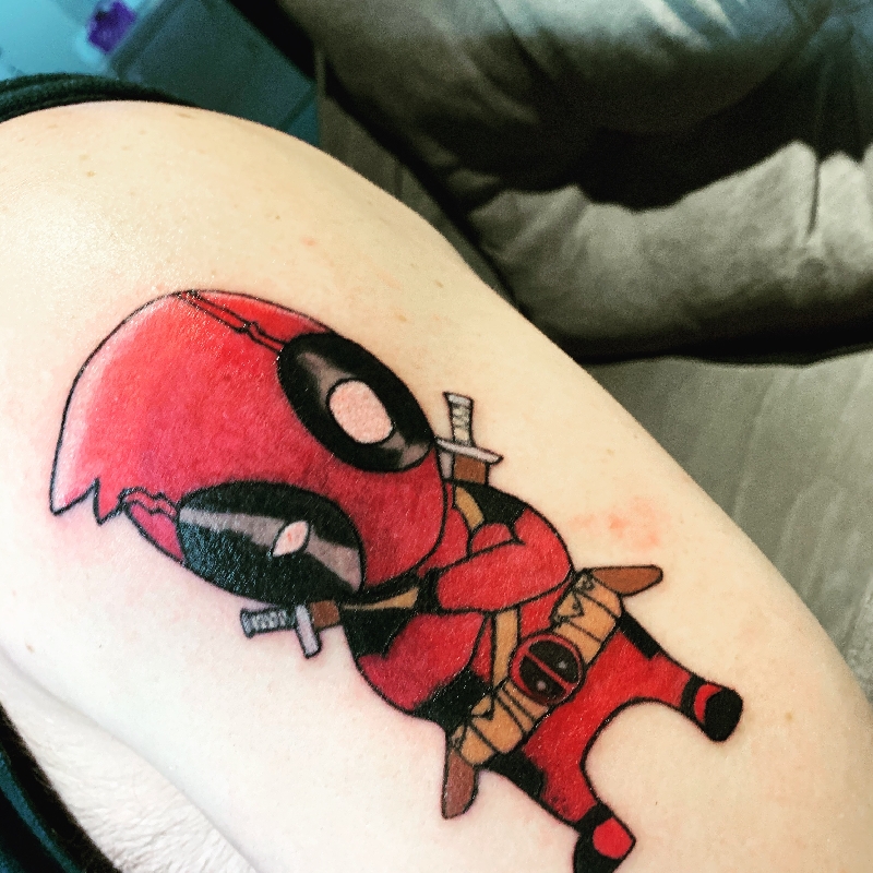 Cartoon deadpool 