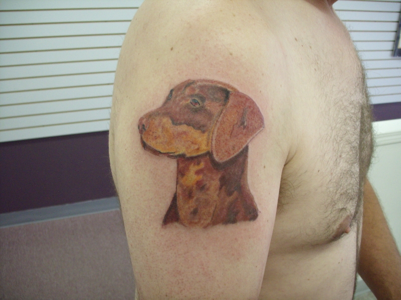 dog tattoo  from picture