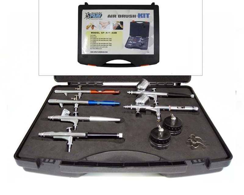 6 Airbrush Kit Airbrush Kits Airbrush Supplies Worldwide Tattoo Canada